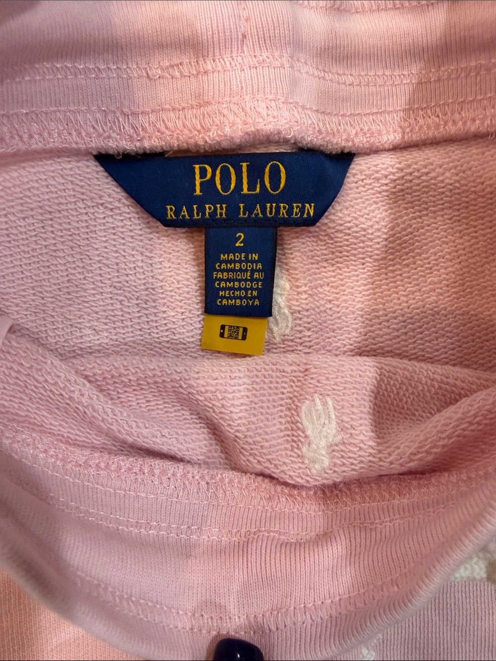 Ralph Lauren Pink Mini Skirt with White Pony Embroidery - Picture 3 of 4